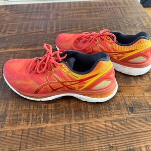 ASICS Men’s Athletic Shoes - Red and Yellow